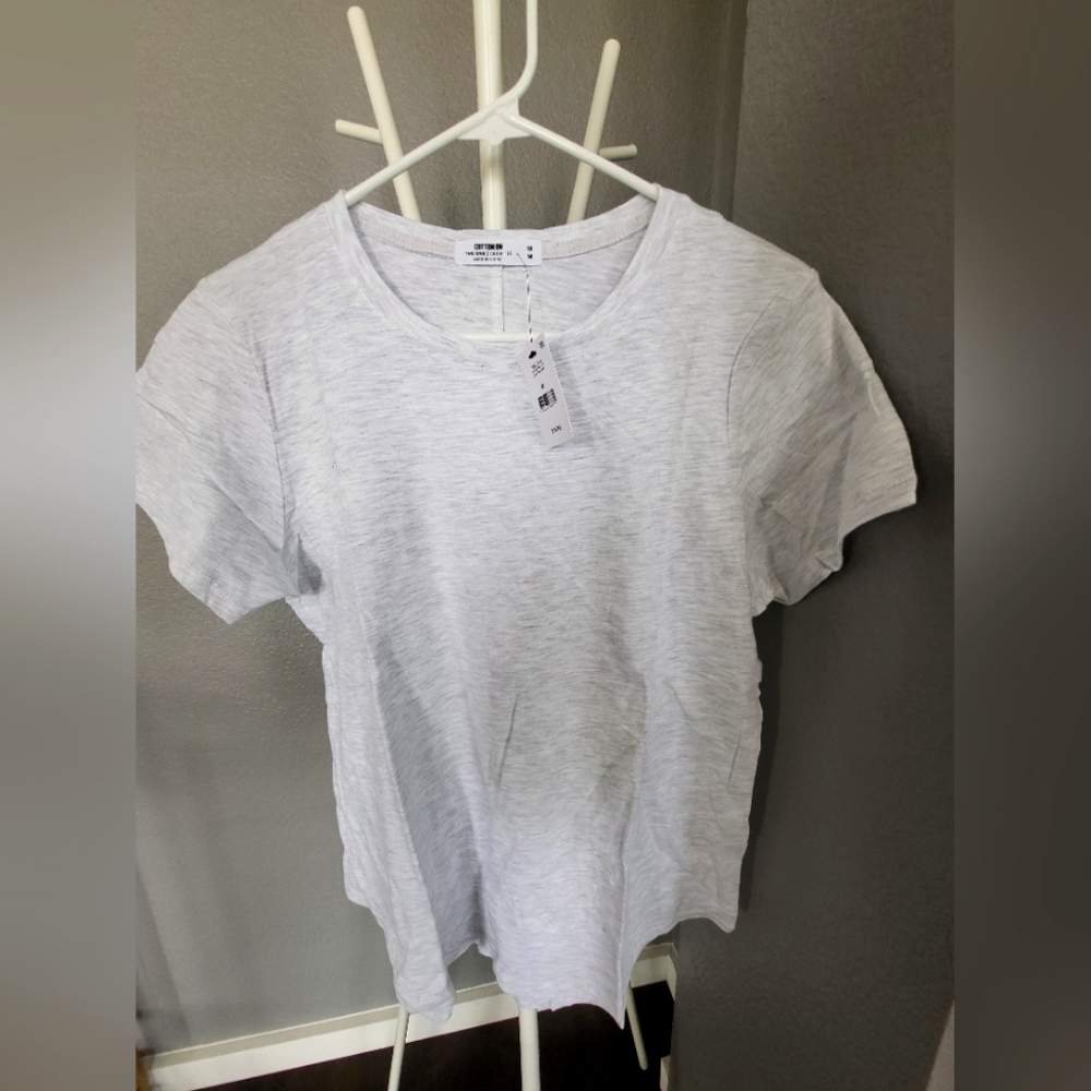 Cotton On crew tee, brand new, Grey, size M
